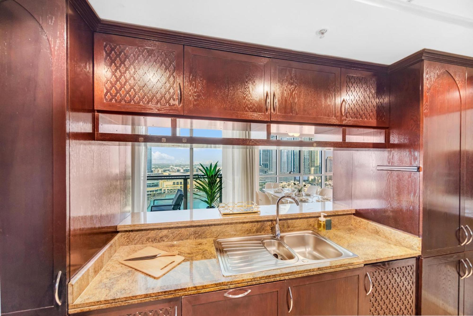 Durrani Homes - Grandiose 5Br Besides Dubai Mall With Burjkhalifa And Fountain View Exterior foto