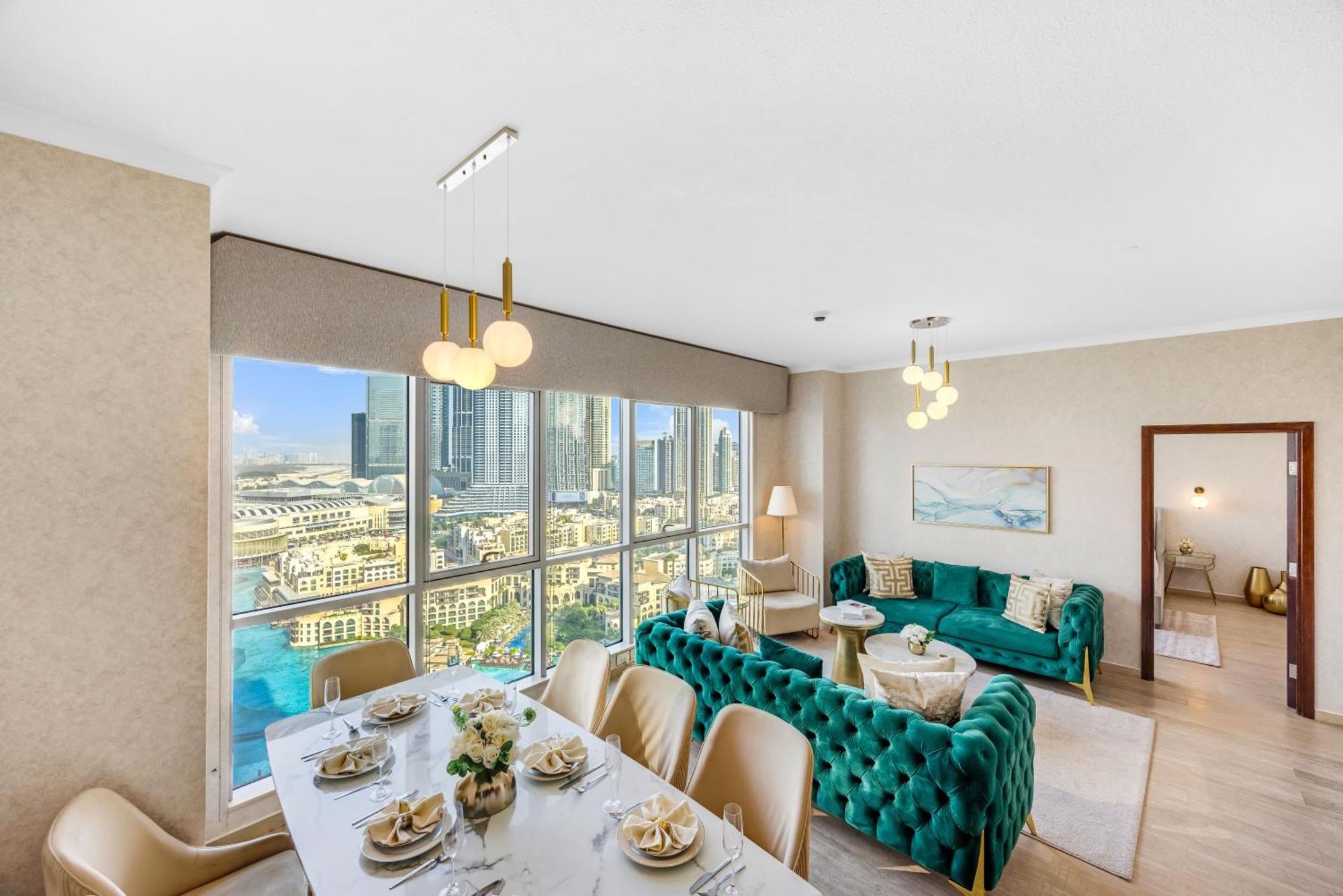 Durrani Homes - Grandiose 5Br Besides Dubai Mall With Burjkhalifa And Fountain View Exterior foto