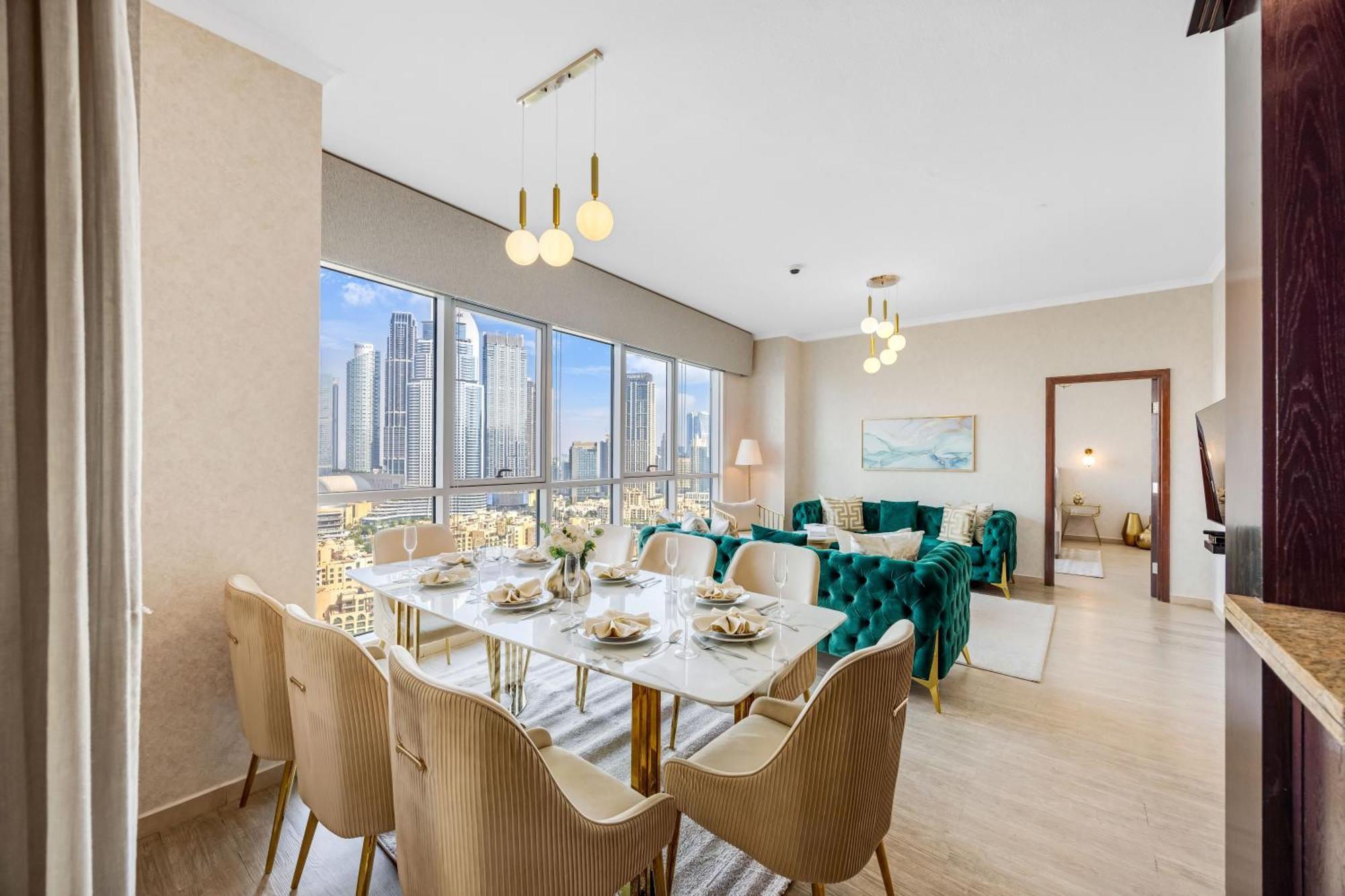 Durrani Homes - Grandiose 5Br Besides Dubai Mall With Burjkhalifa And Fountain View Exterior foto